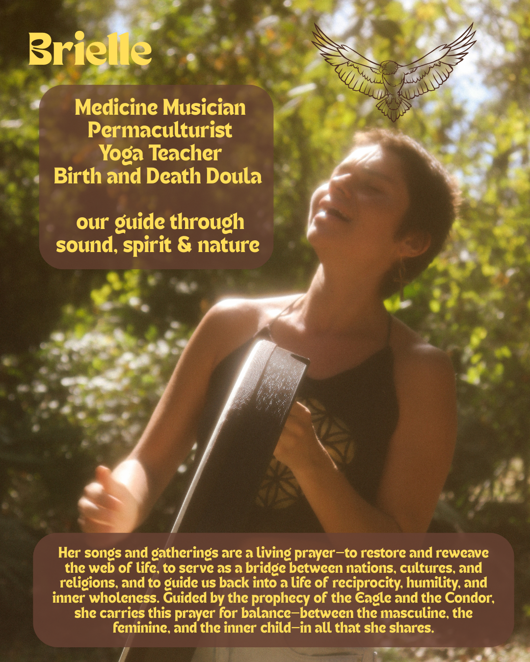 Brielle - Medicine Musician, Permaculturist, Yoga Teacher, Birth and Death Doula